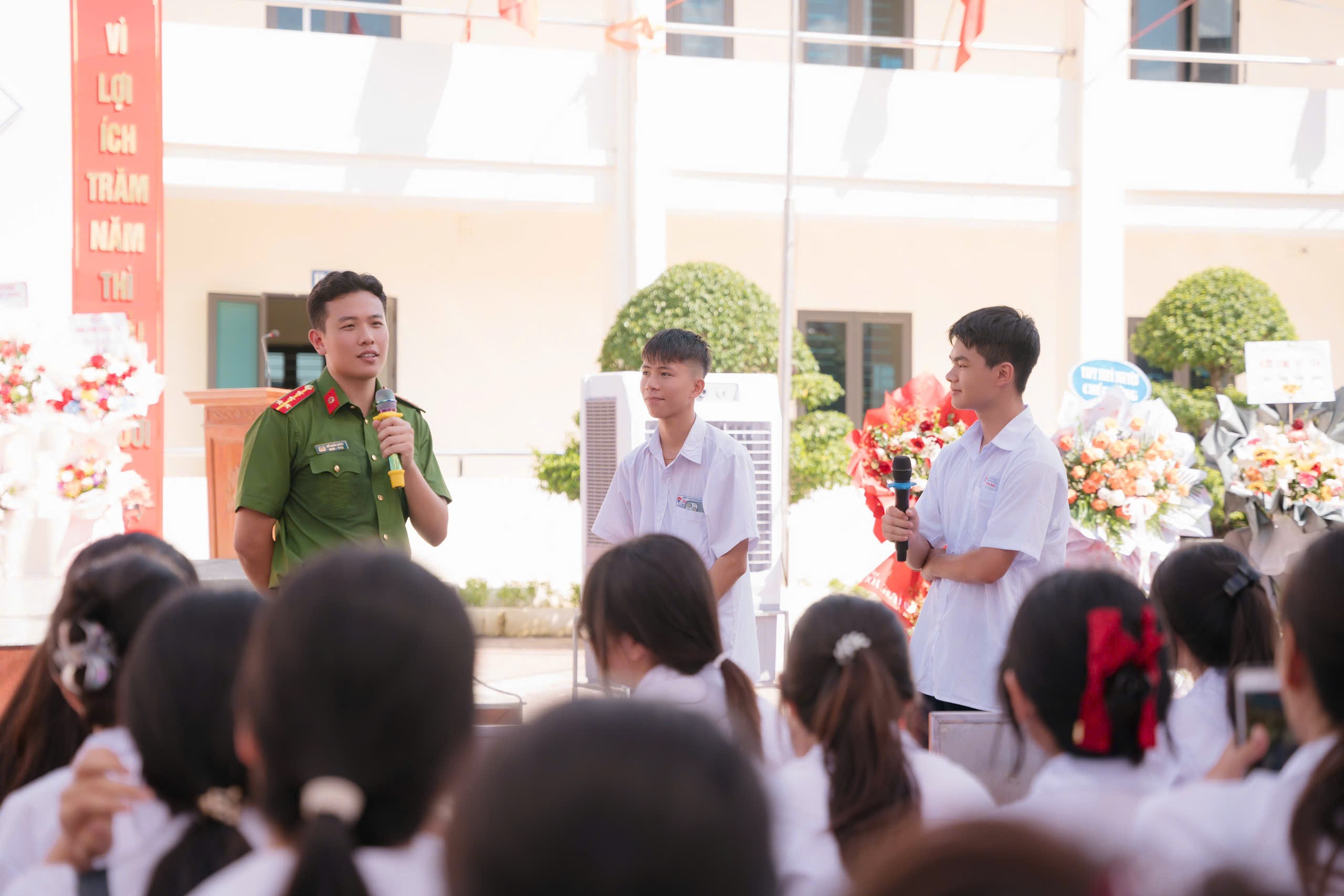 Phòng Cảnh sát ĐTTP về ma túy: Tuyên truyền phòng, chống ma túy cho 1.719 giáo viên, học sinh Trường THPT Quang Trung